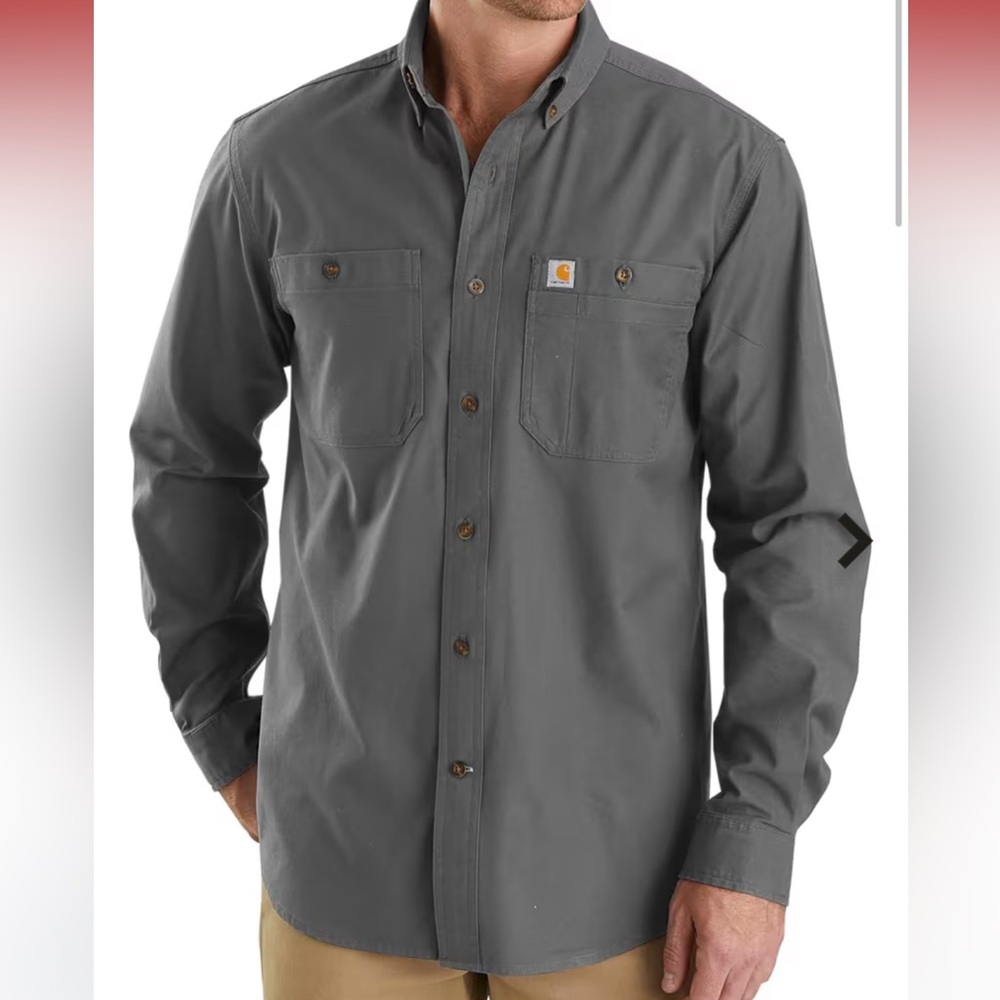 Carhartt Charcoal Button-Up Shirt